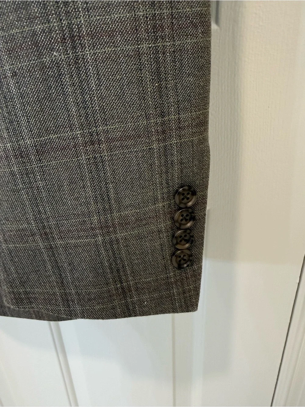 Jos. A. Bank Men's Gray Plaid Sport Coat